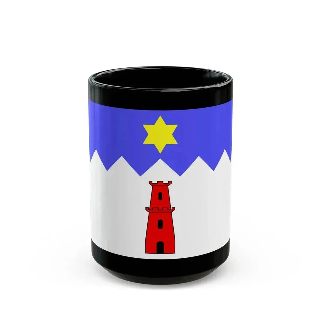 Flag of Gharb Malta - Black Coffee Mug - Go Mug Yourself