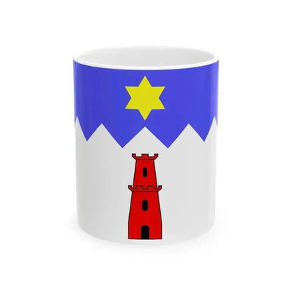 Flag of Gharb Malta - White Coffee Mug 11oz - Go Mug Yourself