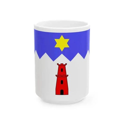 Flag of Gharb Malta - White Coffee Mug 15oz - Go Mug Yourself