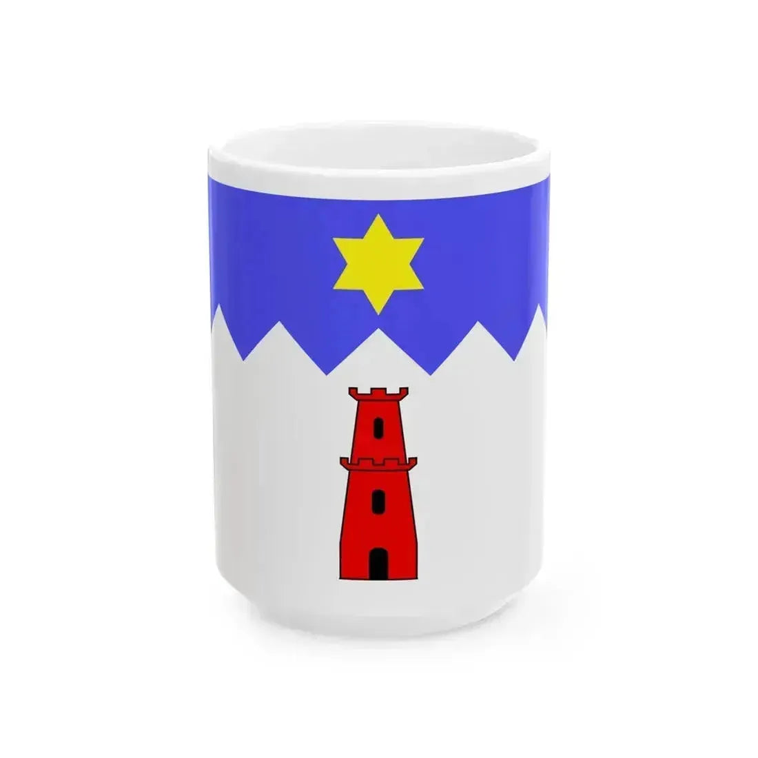 Flag of Gharb Malta - White Coffee Mug - Go Mug Yourself