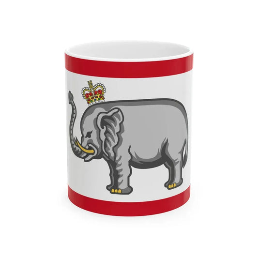 Flag of Ghezo of Dahomey (Benin) White Coffee Mug 11oz - Go Mug Yourself