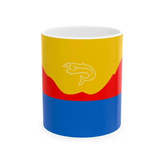 Flag of Gibsons British Columbia (Canada) White Coffee Mug 11oz - Go Mug Yourself
