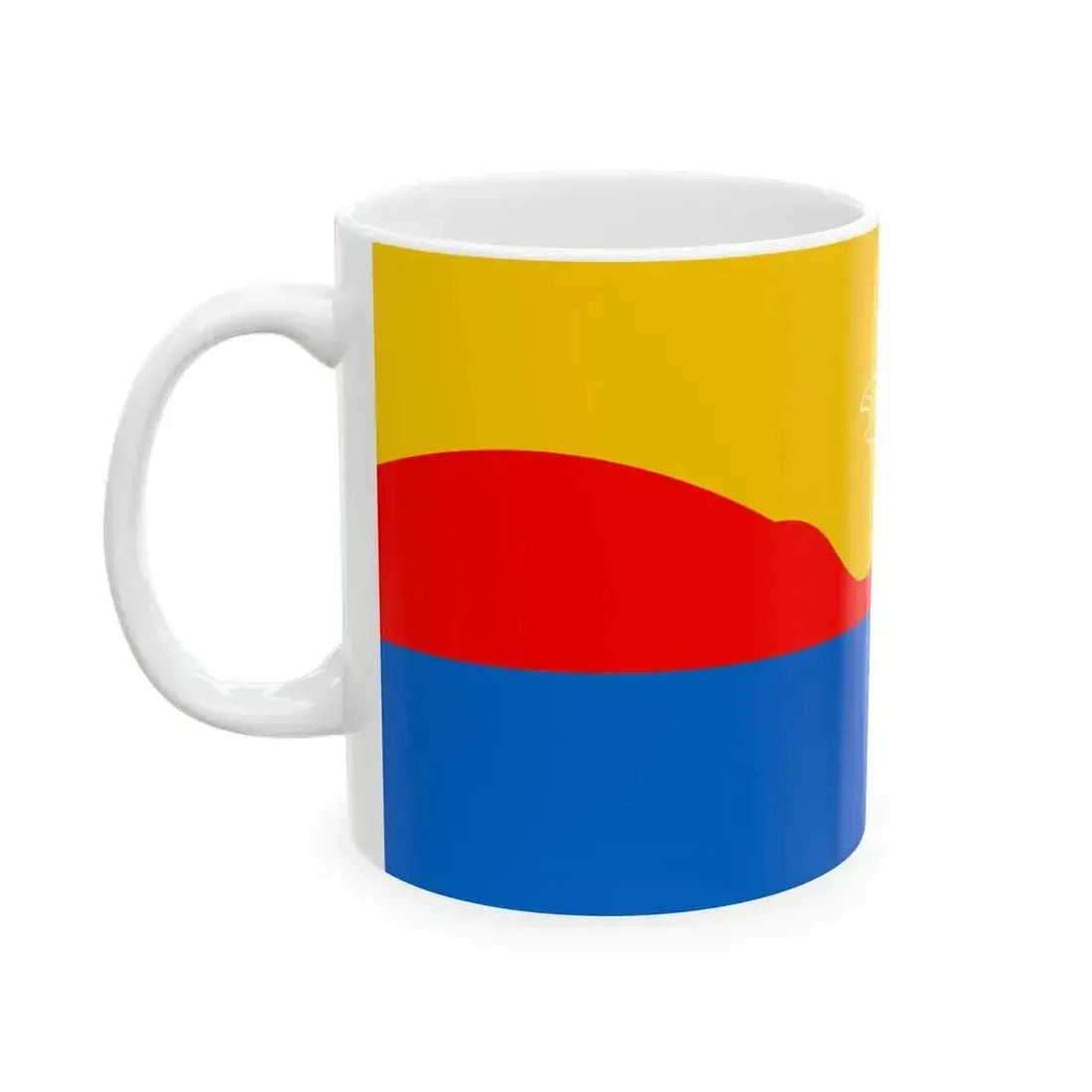 Flag of Gibsons British Columbia (Canada) White Coffee Mug - Go Mug Yourself