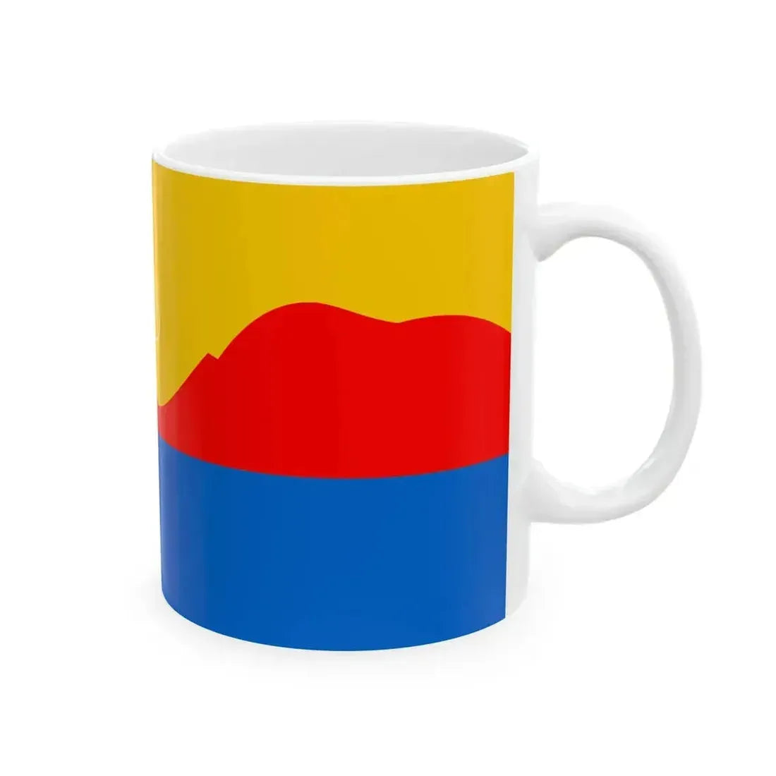 Flag of Gibsons British Columbia (Canada) White Coffee Mug - Go Mug Yourself