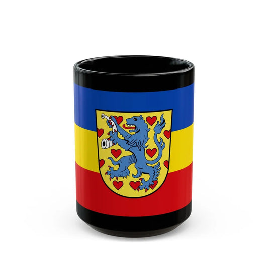 Flag of Gifhorn Germany - Black Coffee Mug-15oz-Go Mug Yourself