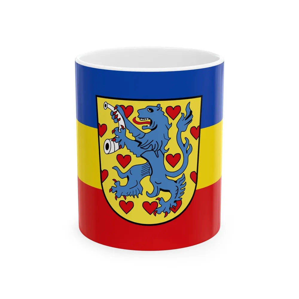 Flag of Gifhorn Germany - White Coffee Mug-11oz-Go Mug Yourself