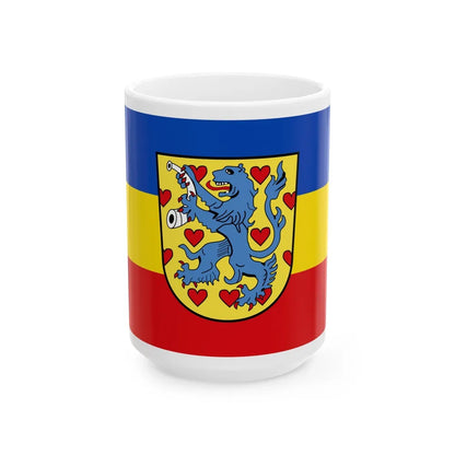 Flag of Gifhorn Germany - White Coffee Mug-15oz-Go Mug Yourself