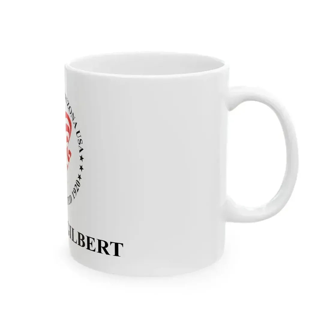 Flag of Gilbert Arizona (United States) White Coffee Mug - Go Mug Yourself