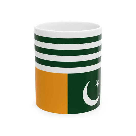 Flag of Gilgit-Baltistan 1947 (Pakistan) White Coffee Mug 11oz - Go Mug Yourself