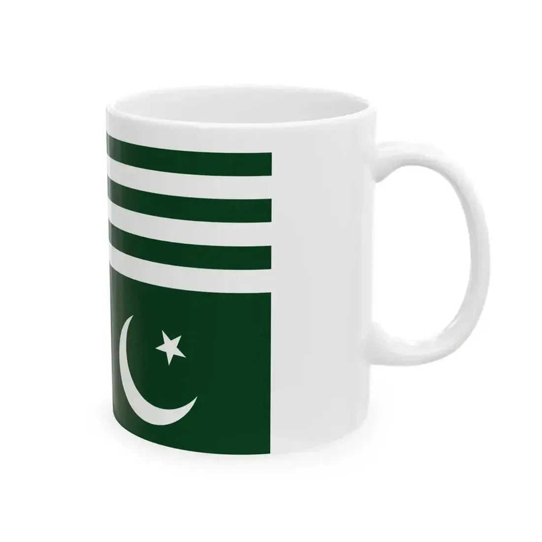 Flag of Gilgit-Baltistan 1947 (Pakistan) White Coffee Mug - Go Mug Yourself