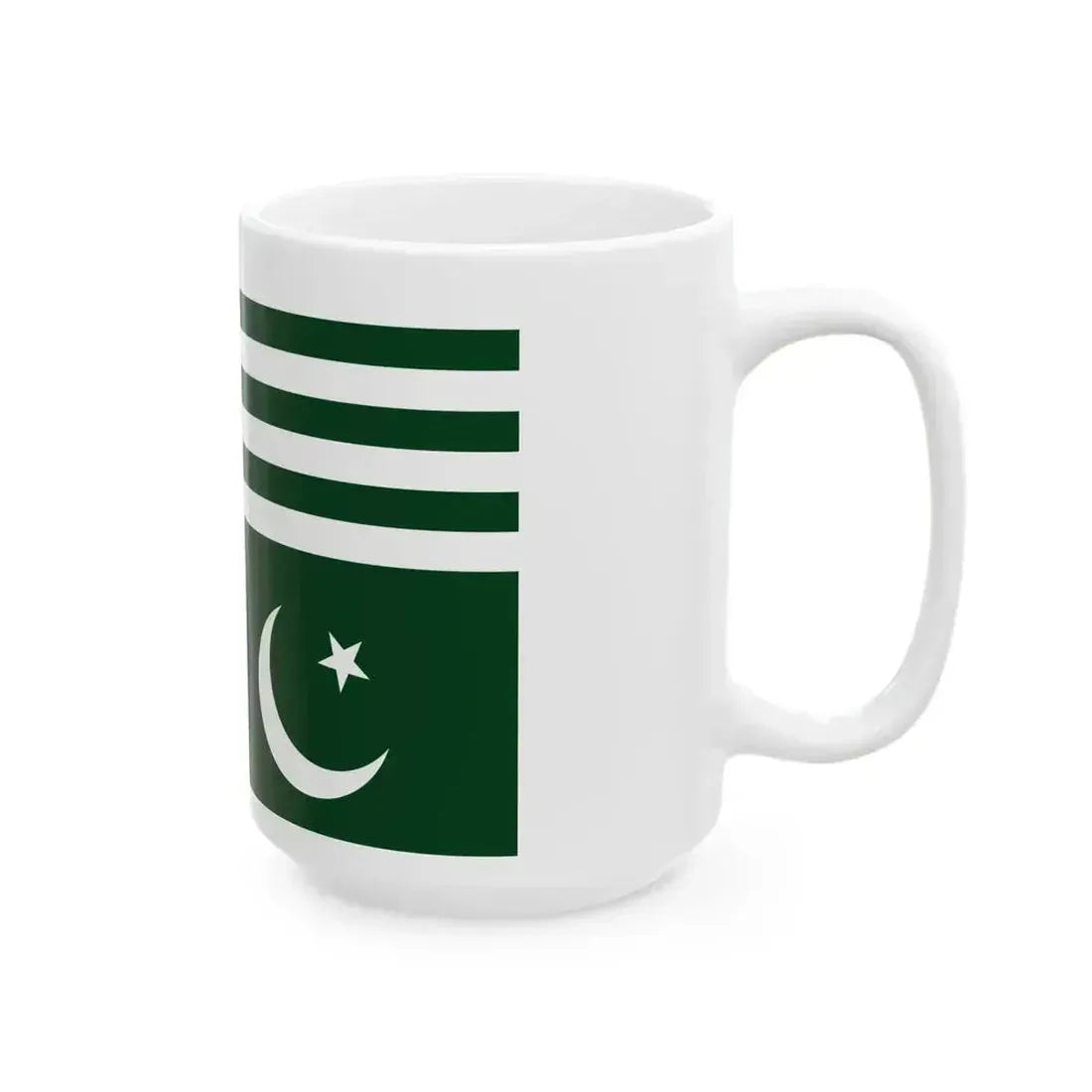 Flag of Gilgit-Baltistan 1947 (Pakistan) White Coffee Mug - Go Mug Yourself