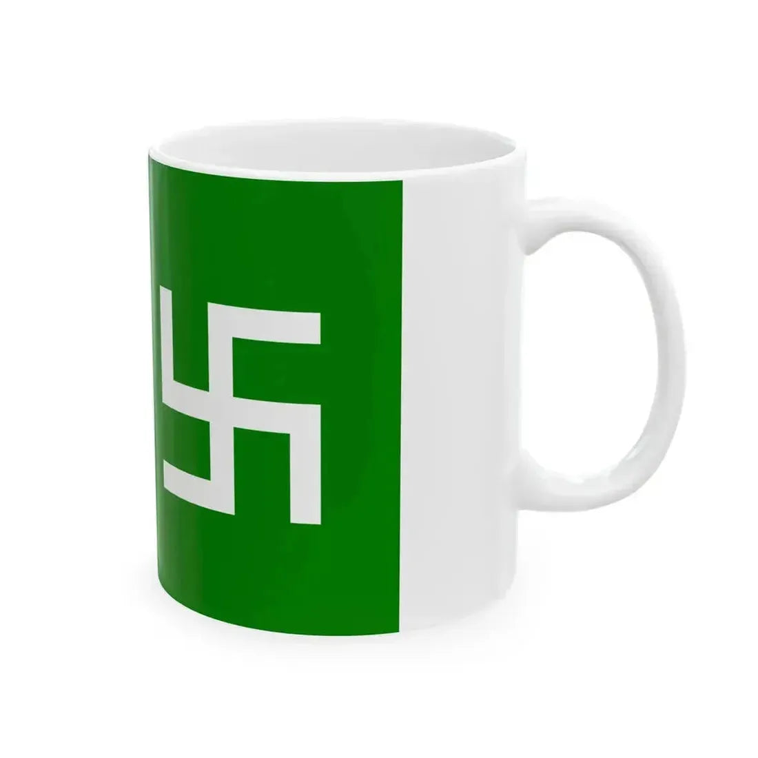 Flag of Gilgit-Baltistan United Movement (Pakistan) White Coffee Mug - Go Mug Yourself