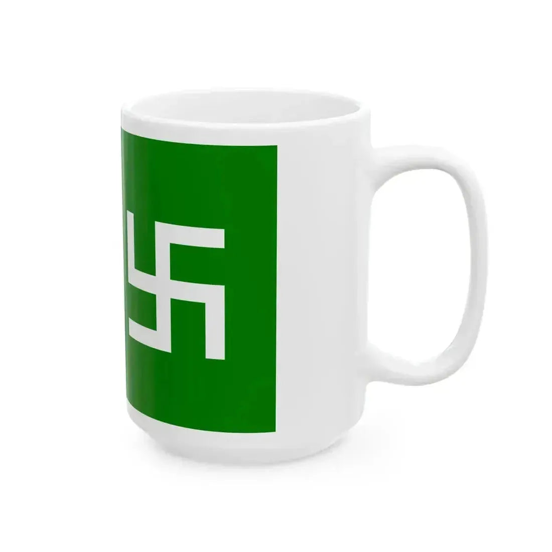 Flag of Gilgit-Baltistan United Movement (Pakistan) White Coffee Mug - Go Mug Yourself