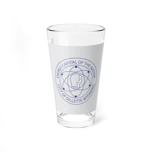 Flag of Gillette Wyoming (United States) Pint Glass 16oz 16oz - Go Mug Yourself