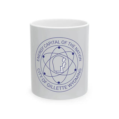 Flag of Gillette Wyoming (United States) White Coffee Mug 11oz - Go Mug Yourself