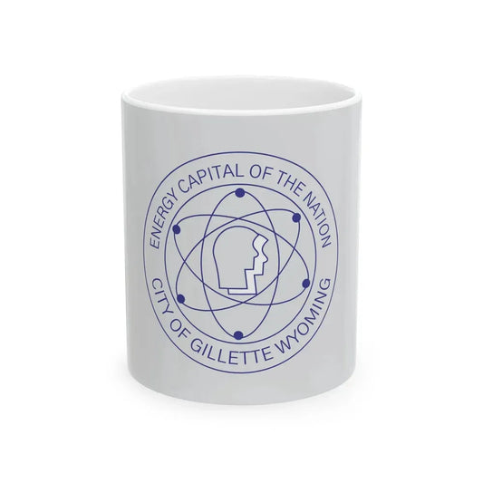 Flag of Gillette Wyoming (United States) White Coffee Mug 11oz - Go Mug Yourself