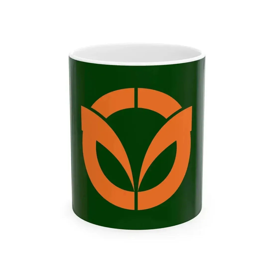 Flag of Ginan Gifu (Japan) White Coffee Mug 11oz - Go Mug Yourself