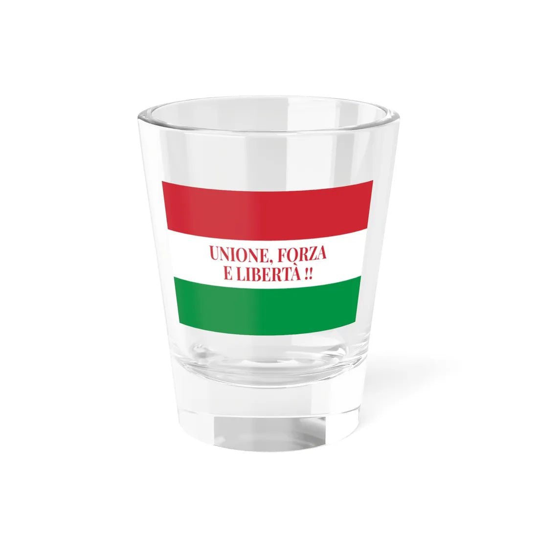 Flag of Giovine Italia (Italy) Shot Glass 1.5oz 1.5oz - Go Mug Yourself