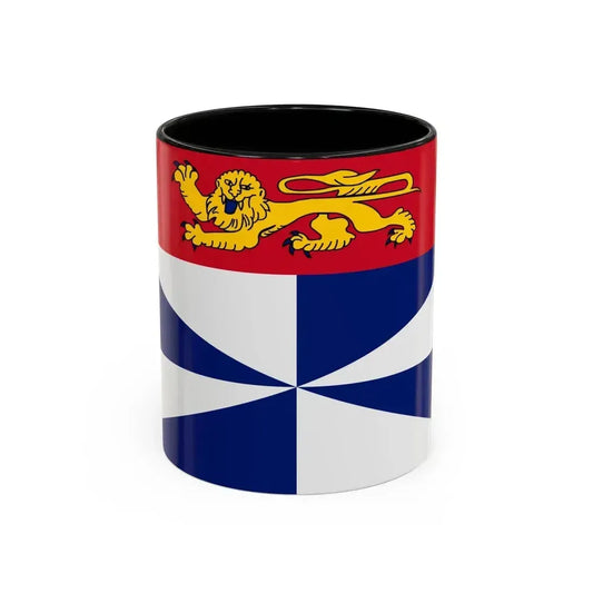 Flag of Gironde France 2 - Accent Coffee Mug 11oz Black - Go Mug Yourself