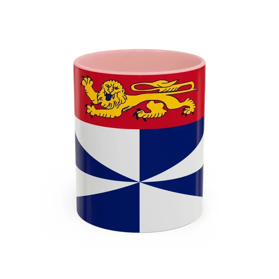 Flag of Gironde France 2 - Accent Coffee Mug 11oz Pink - Go Mug Yourself