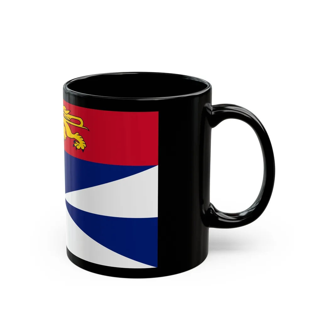 Flag of Gironde France 2 - Black Coffee Mug-Go Mug Yourself