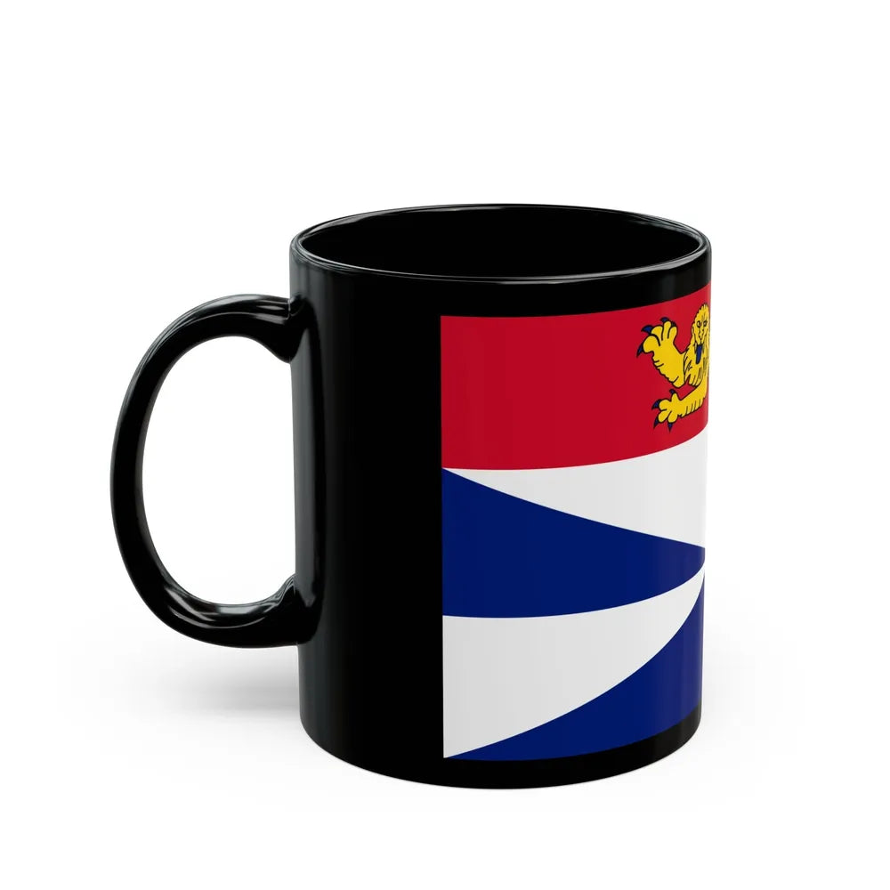 Flag of Gironde France 2 - Black Coffee Mug-Go Mug Yourself