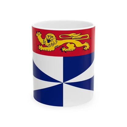 Flag of Gironde France 2 - White Coffee Mug-11oz-Go Mug Yourself