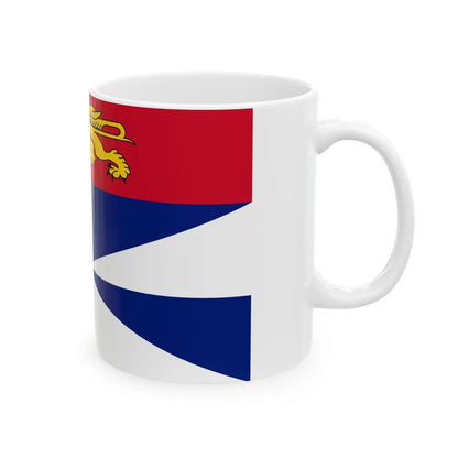 Flag of Gironde France 2 - White Coffee Mug-Go Mug Yourself