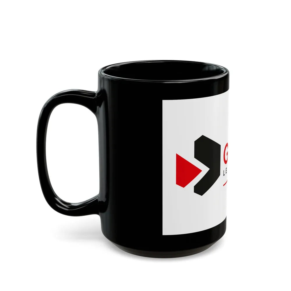 Flag of Gironde France - Black Coffee Mug-Go Mug Yourself