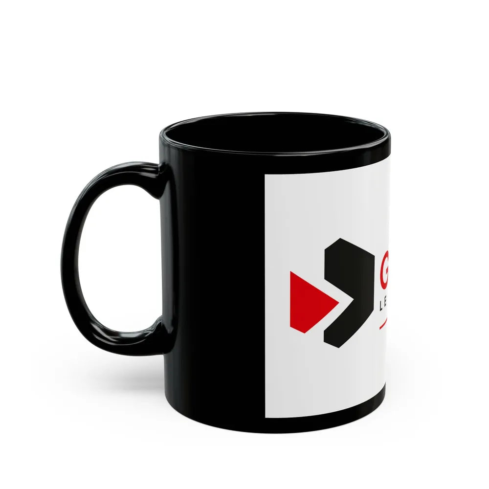 Flag of Gironde France - Black Coffee Mug-Go Mug Yourself