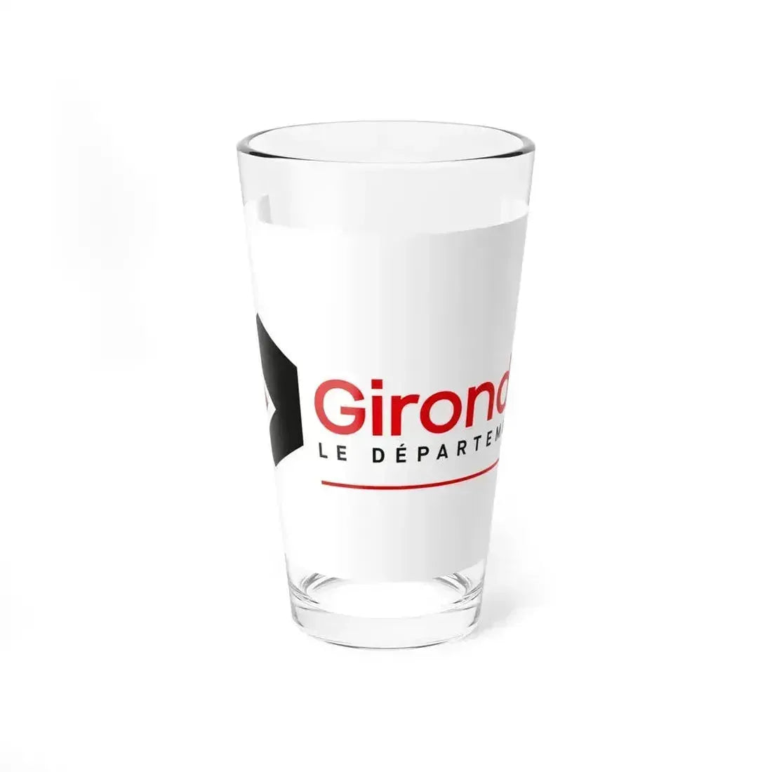 Flag of Gironde France - Pint Glass 16oz 16oz - Go Mug Yourself