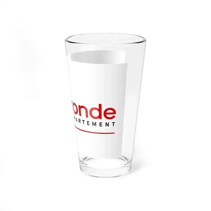 Flag of Gironde France - Pint Glass 16oz - Go Mug Yourself