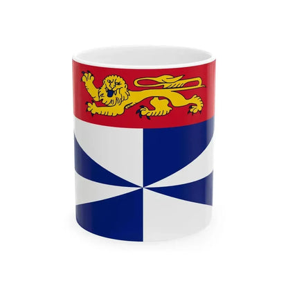 Flag of Gironde (France) White Coffee Mug 11oz - Go Mug Yourself