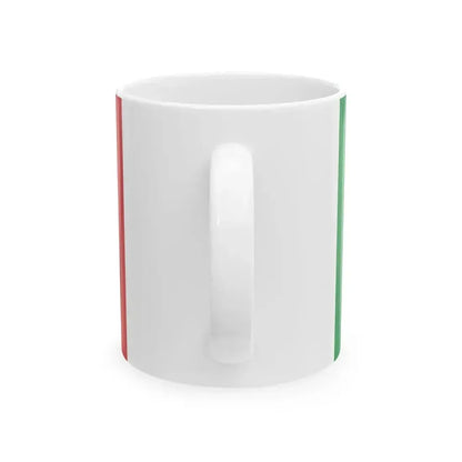 Flag of Giustizia e Liberta (Italy) White Coffee Mug - Go Mug Yourself
