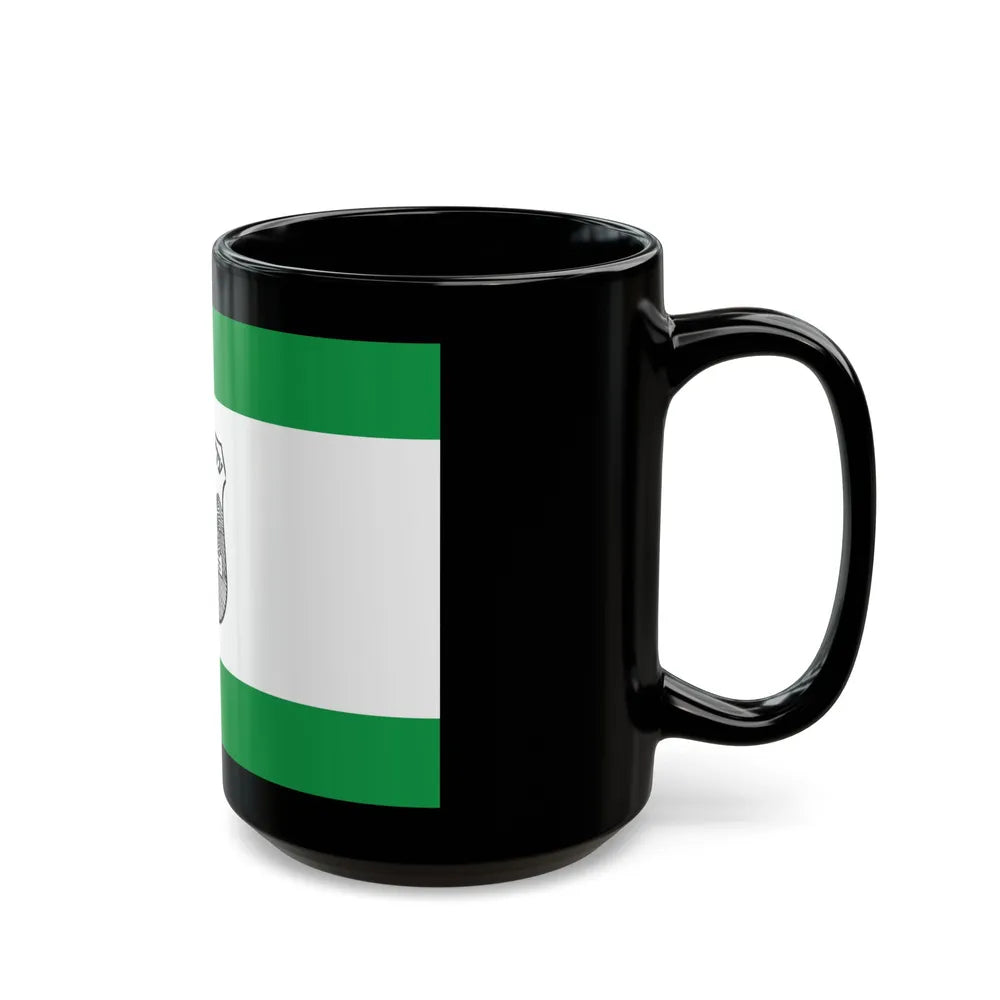 Flag of Givatayim Israel - Black Coffee Mug-Go Mug Yourself