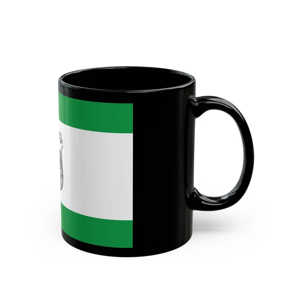 Flag of Givatayim Israel - Black Coffee Mug-Go Mug Yourself