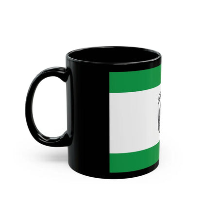 Flag of Givatayim Israel - Black Coffee Mug-Go Mug Yourself