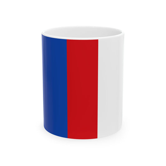 Flag of Glabbeek (Belgium) White Coffee Mug-11oz-Go Mug Yourself
