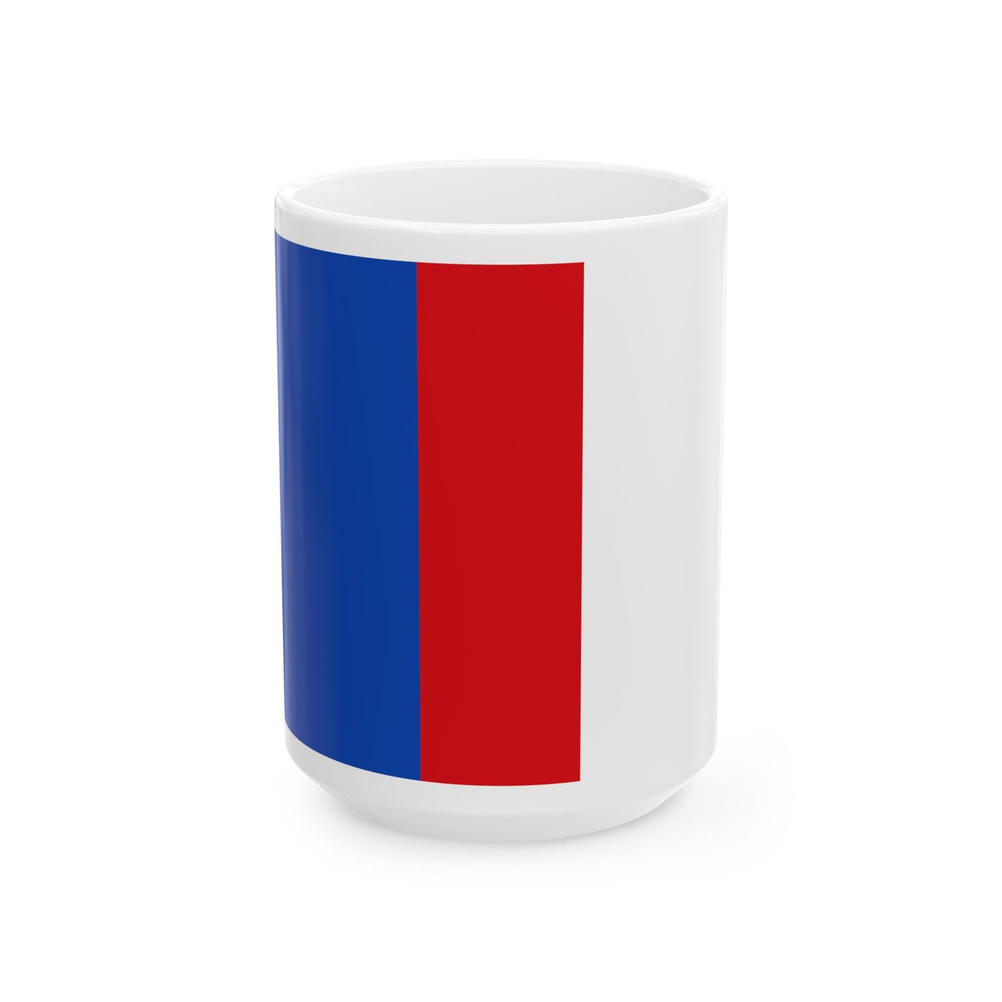 Flag of Glabbeek (Belgium) White Coffee Mug-15oz-Go Mug Yourself