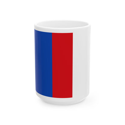 Flag of Glabbeek (Belgium) White Coffee Mug-15oz-Go Mug Yourself