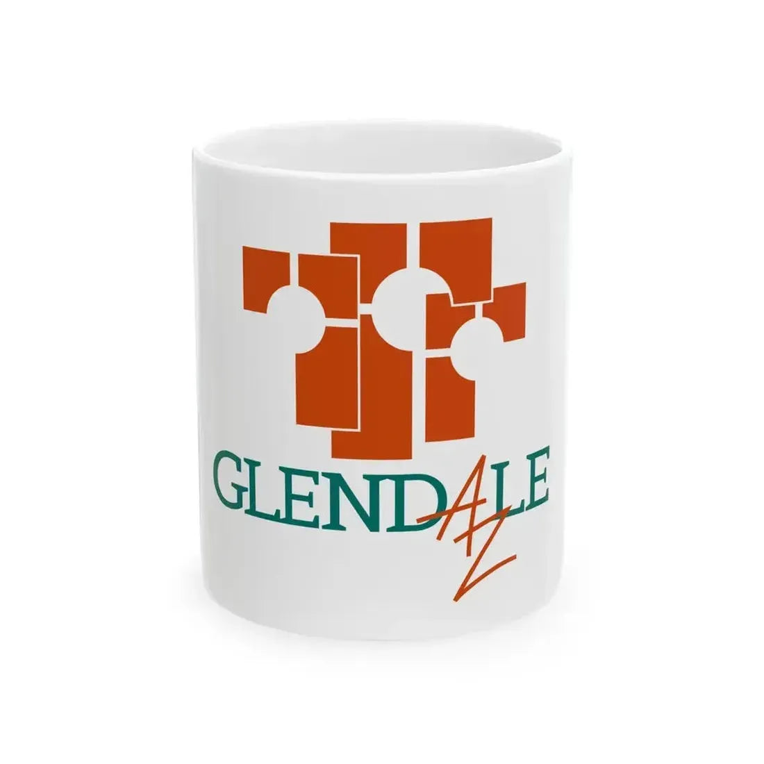 Flag of Glendale Arizona (United States) White Coffee Mug 11oz - Go Mug Yourself