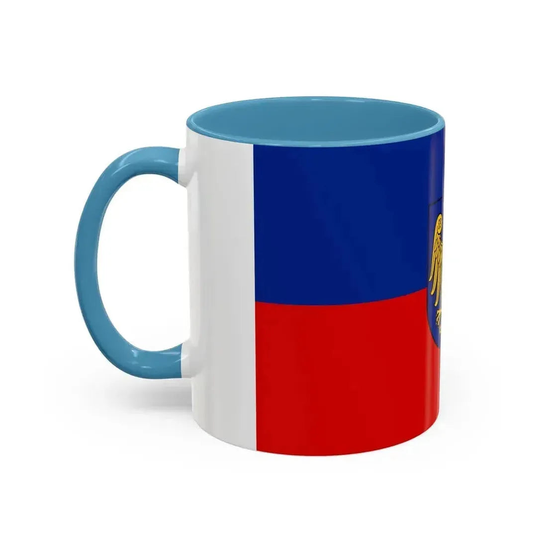 Flag of Gliwice Poland - Accent Coffee Mug - Go Mug Yourself