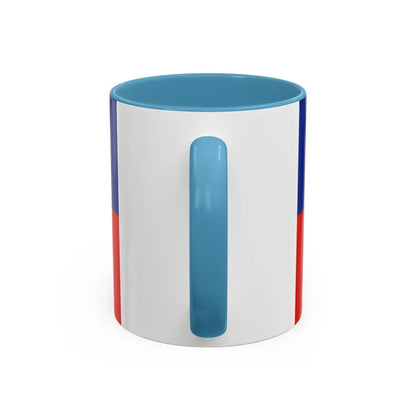 Flag of Gliwice Poland - Accent Coffee Mug - Go Mug Yourself