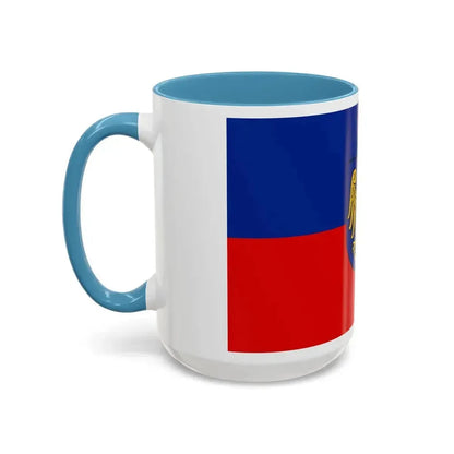 Flag of Gliwice Poland - Accent Coffee Mug - Go Mug Yourself