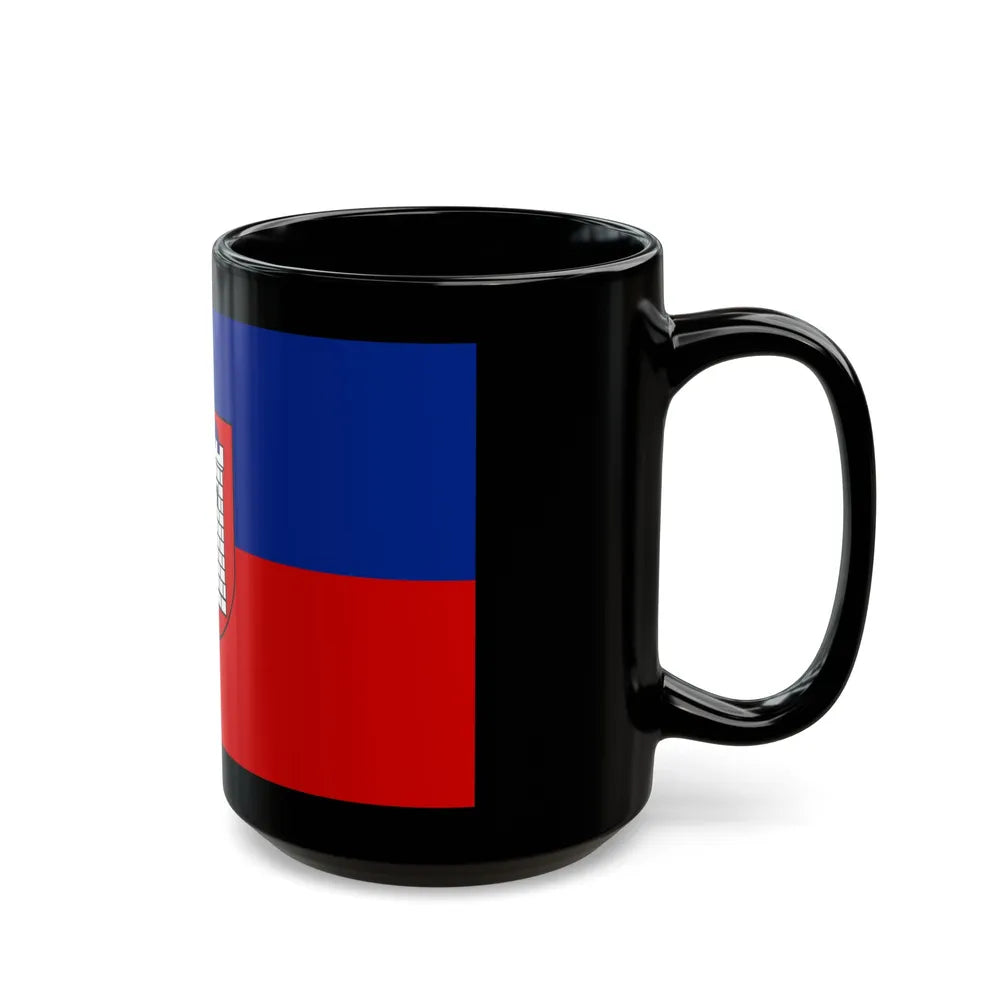 Flag of Gliwice Poland - Black Coffee Mug-Go Mug Yourself