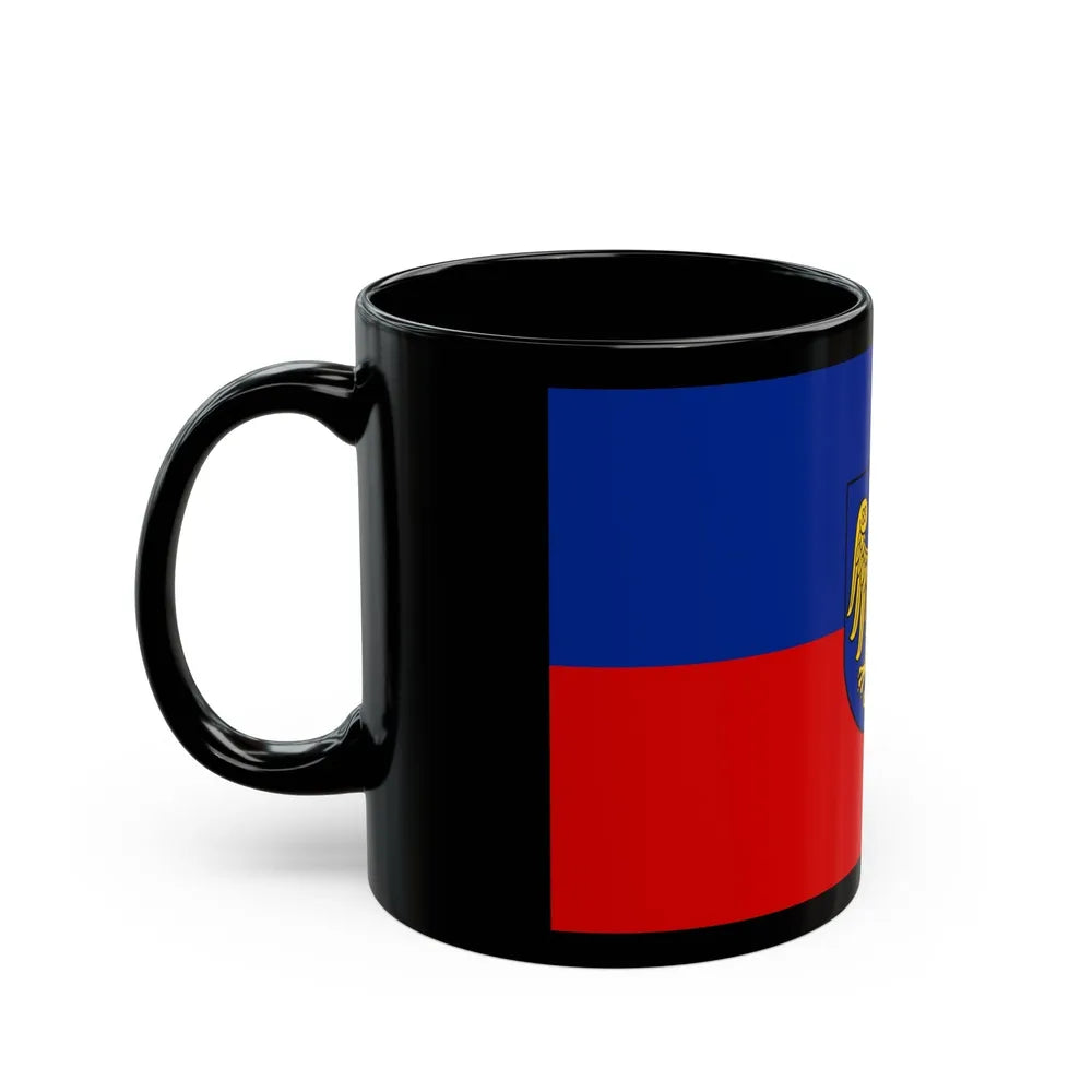 Flag of Gliwice Poland - Black Coffee Mug-Go Mug Yourself