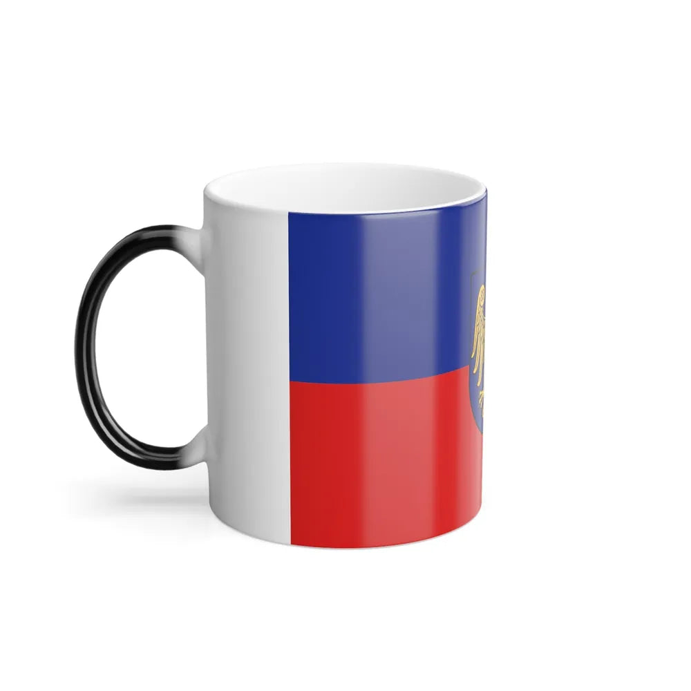 Flag of Gliwice Poland - Color Changing Coffee Mug-Go Mug Yourself