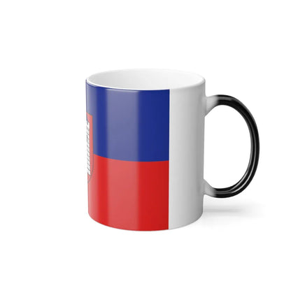 Flag of Gliwice Poland - Color Changing Coffee Mug-Go Mug Yourself