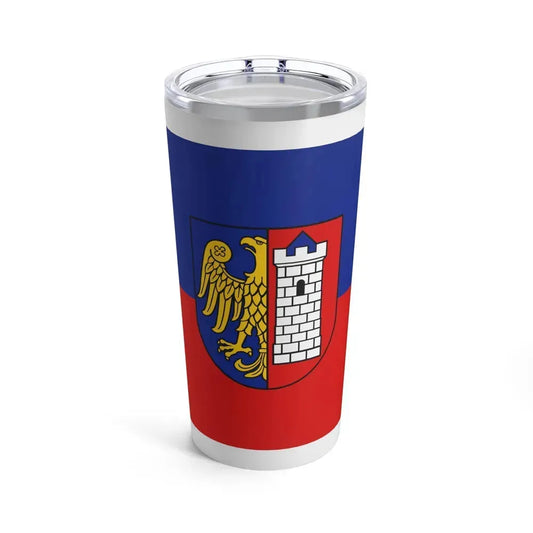 Flag of Gliwice Poland - Tumbler 20oz 20oz - Go Mug Yourself