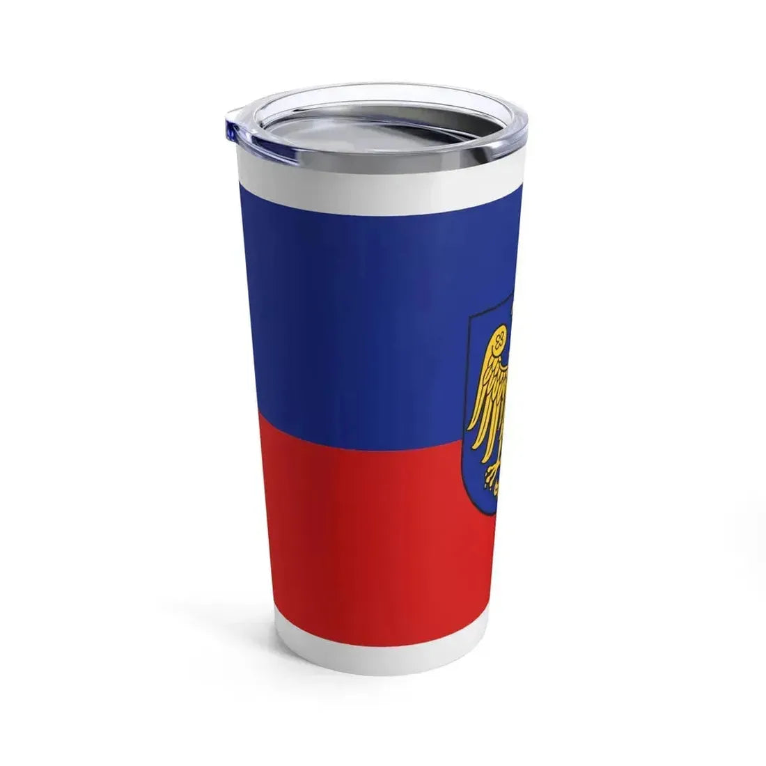 Flag of Gliwice Poland - Tumbler 20oz - Go Mug Yourself
